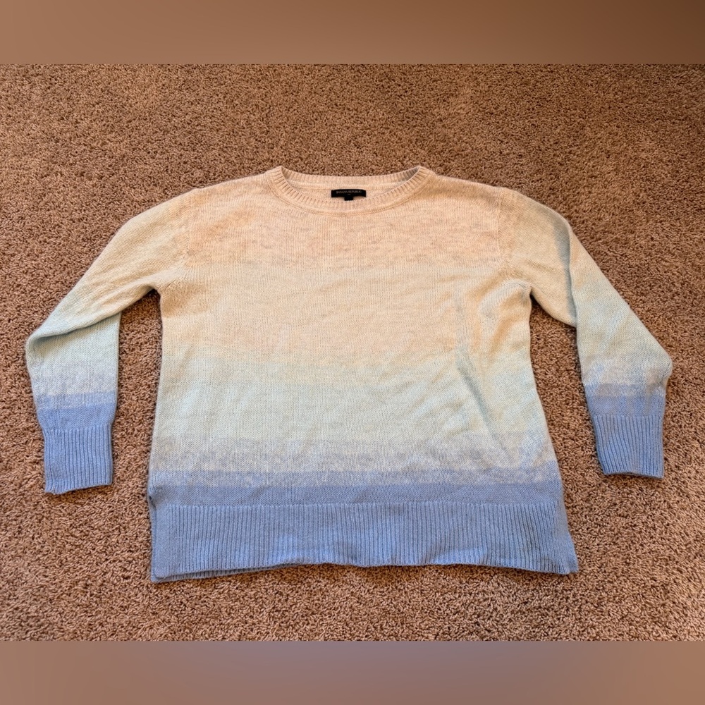 Banana Republic Ombré Cropped Sweater